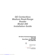 GE Interlogix 260 Installation Manual