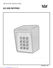Dorma AC-225 Installation Instructions Manual