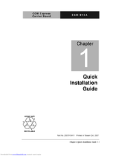Aaeon ECB-915A Quick Installation Manual