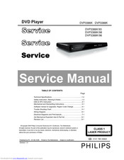 Philips DVP3386K/93 Service Manual