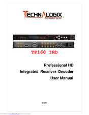 Technalogix TP160 IRD User Manual