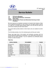 Hyundai 99999 - HMCON001 Installation Instructions Manual