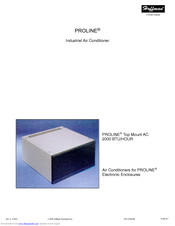 Hoffman PROLINE PAC216T64 Installation Manual