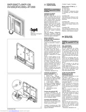 Bpt XT/200 Installation Instructions