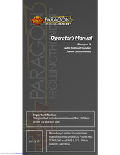 Broadway Limited Paragon 3 Operator's Manual