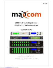 Maxcom MX-A5400 Series User Manual