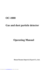 Henan Oceanus Import & Export OC-1000 Operating Manual