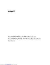 Huawei Aolynk VDR824g User Manual