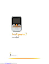 promethean ActivExpression 2 Startup Manual