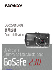 Parago! GoSafe 230 Quick Start Manual