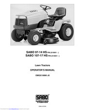 Sabo 97-14 HS Operator's Manual