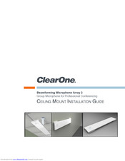 ClearOne Beamforming Microphone Array 2 Installation Manual