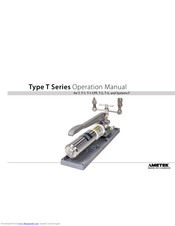Ametek T-1-CPF Operation Manual