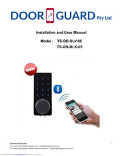 Door Guard Pty Ltd TS-DB-BLK-05 Installation And User Manual