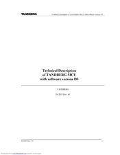 TANDBERG MCU Technical Description