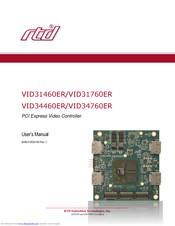 rtd VID31460ER User Manual