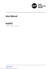 Snell Advanced Media RollPCI User Manual