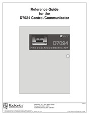 Radionics D7024 Reference Manual