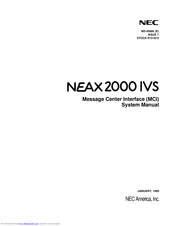 nec neax 2000 ivs 911 cut through