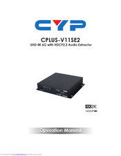 CYP CPLUS-V11SE2 Operation Manual
