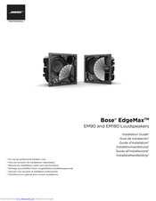 Bose EdgeMax EM90 Installation Manual