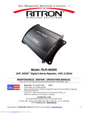 Ritron Liberty Maintenance And Operating Manual