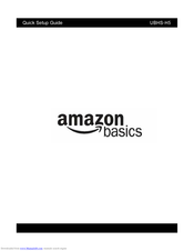 AmazonBasics UBHS-H5 Quick Setup Manual