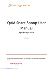 Arcom QAM Snare Snoop User Manual