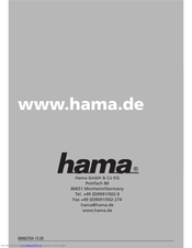 Hama 00062704 Manual