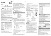 Mitsubishi Electric FX3U-1PG Installation Manual