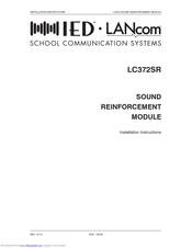 AtlasIED LC372SR Installation Instructions And Use
