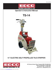 Edco TS-14 Instruction Manual