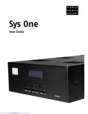 Schnick-Schnack-Systems Sys One User Manual