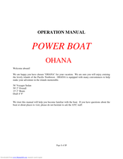 Ritzy Charters OHANA Operation Manual