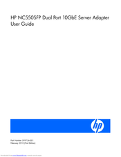 HP NC550SFP User Manual