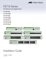 Allied Telesis FS710 Series Installation Manual