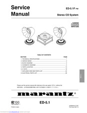 Marantz ED-5.1 Service Manual