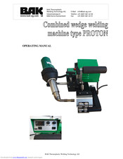 BAK proton Operating Manual