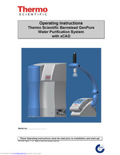 Thermo Scientific 50131300 Operating Instructions Manual