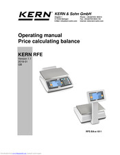 KERN RFE 6K3M Operating Manual