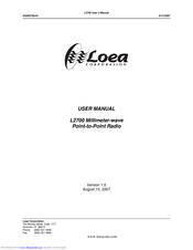 Loea Corporation L2700 User Manual