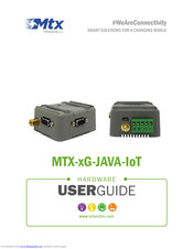 MTX MTX-4G-JAVA-IoT Hardware User's Manual