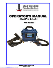 stud welding products StudPro LiteXI Operator's Manual