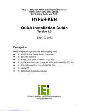 IEI Technology HYPER-KBN-2171-R10 Quick Installation Manual