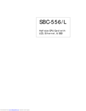 Aaeon SBC-556/L Manual
