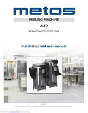Metos Alto FP108 Installation And User Manual