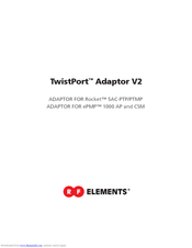 RF Elements TwistPort Shielded Adaptor V2 Installation Manual