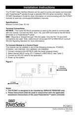 DSC Misterhouse PC5401 Installation Instructions