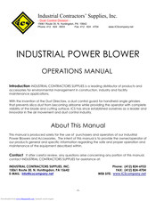 ICS EB-16-VSG Operation Manual