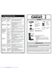 Cuisinart DCB-10 Manuals | ManualsLib